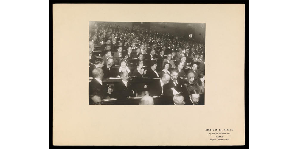 Delegates at the Second International Congress of Microbiology in 1936, London, UK.